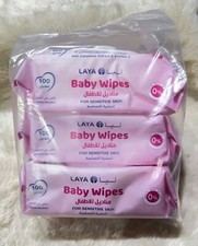 Laya Baby Wipes Sheets Pack: Soft, Hypoallergenic, Fragrance-Free,Sensitive Skin