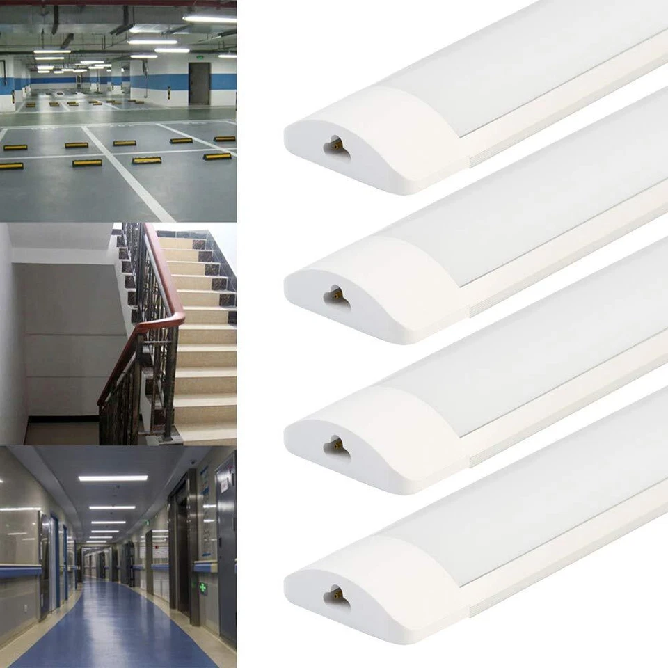 BRIGHTEX Led Batten Light Linkable 2FT 3FT 4FT 24W 36W 50W Connectable Garage Shop 7000K