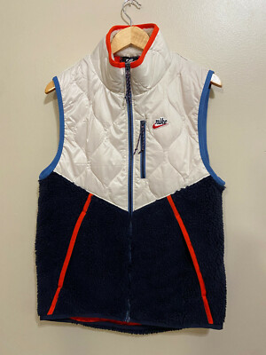 Men's Nike Heritage Insulated Sherpa Vest Multi-Color