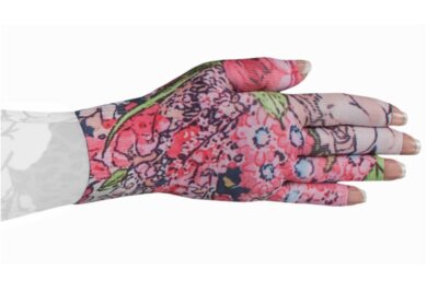 BLOOMIN' BETTY DARK Graduated Compression Glove by LYMPHEDIVAS, ANY SZ/LEVEL New