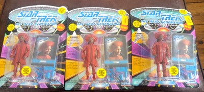 Qty 3 Playmates Star Trek TNG 1993 Collector's Figure Guinan NEW