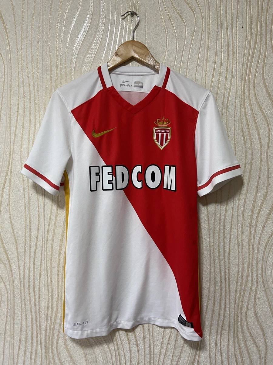 MONACO 2016 HOME SHIRT SOCCER NIKE sz S |