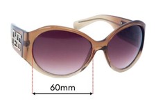 SFx Replacement Sunglass Lenses fits Guess GU6477 - 60mm Wide