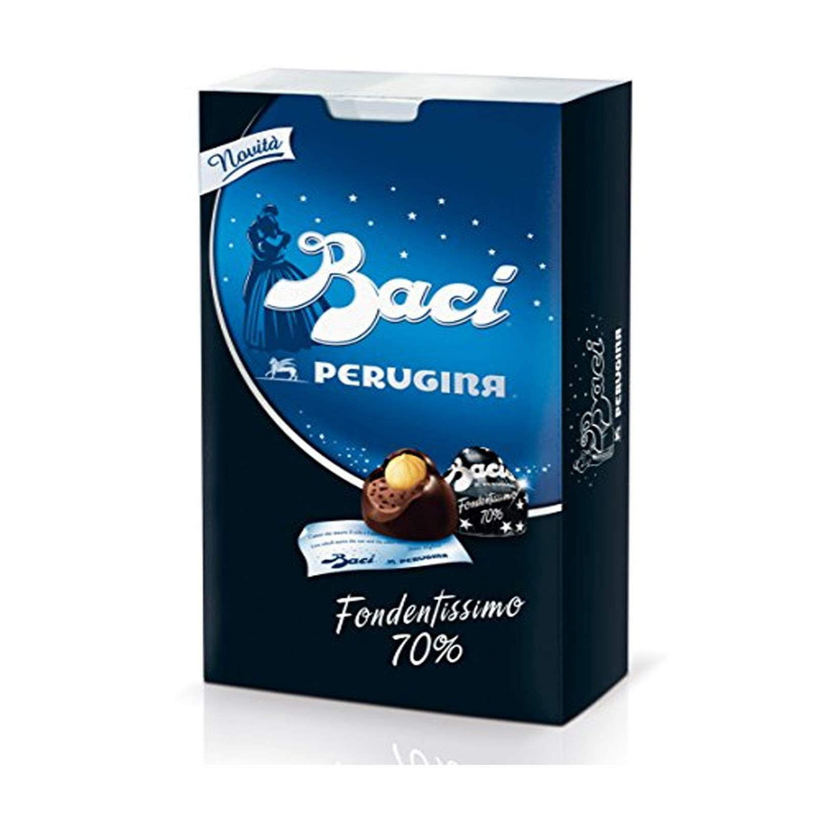 BACI PERUGINA FONDENTISSIMO 70% CIOCCOLATO EXTRA FONDENTE RIPIENO NOCCIOLA