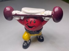 Vintage 1990's Kool-Aid Man Weightlifting PVC Figure Kraft General Foods Toy
