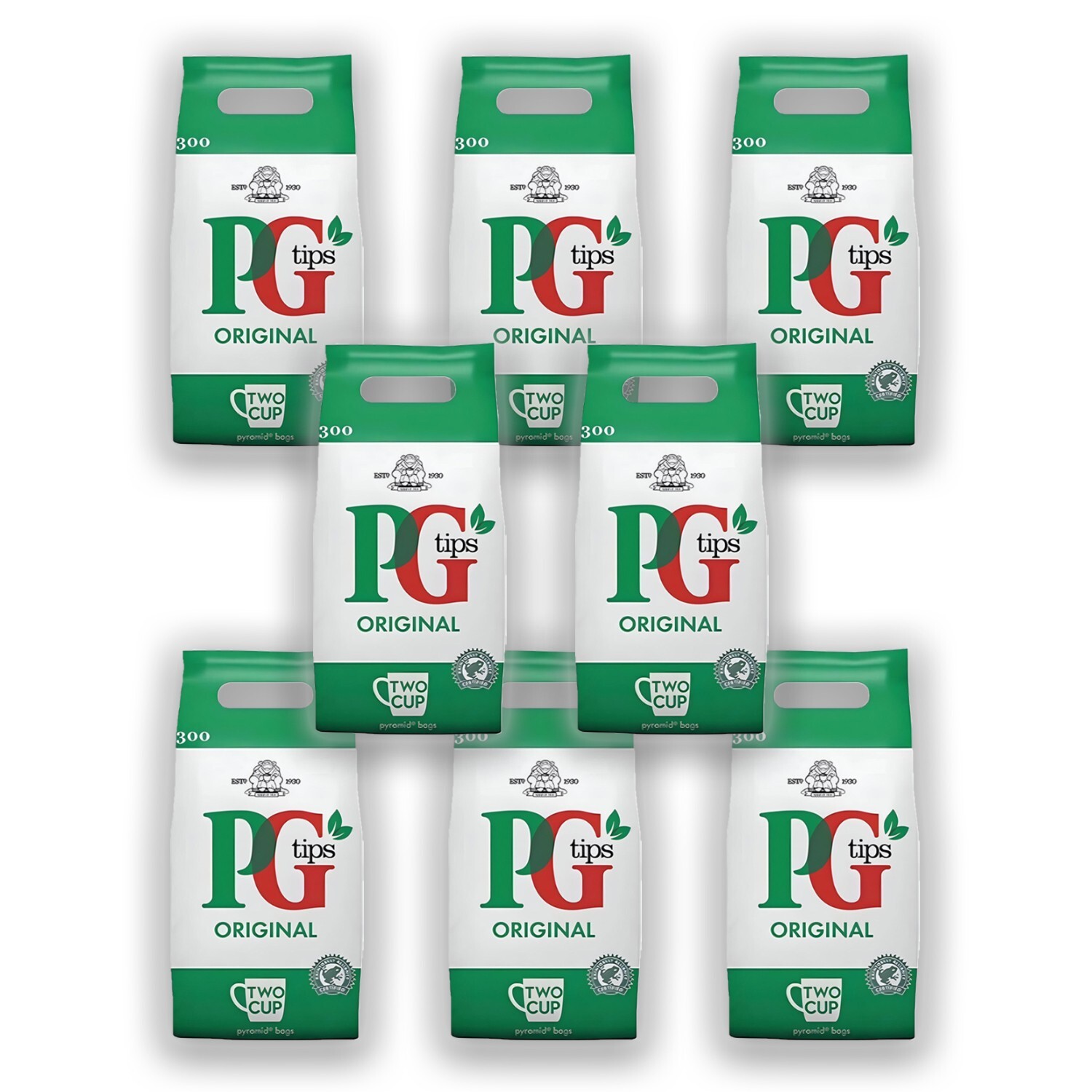 PG Tips Schwarztee Tee Dreierpack (8 x 870g) 2400 Teebeutel Schwarzer Tee