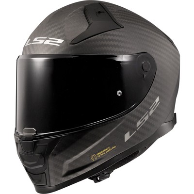 Motorcycle Helmet S - LS2 FF811 Vector II 2 Carbon Solid Full Face Helmet Matte Black
