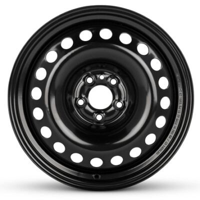 New Wheel For 2014-2018 Fiat 500L 16 Inch 16x6.5'' Painted Black Steel Rim
