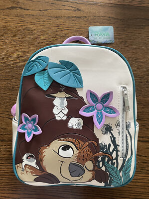 Disney Raya and the Last Dragon Tuk Tuk & Ongi Bioworld Mini Backpack NWT