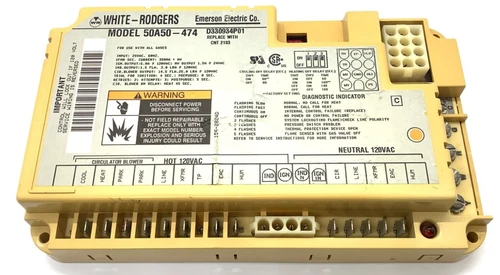 50A50-474 GUARANTEED White Rodgers CNT2183 Control Board OEM TRANE D330934P01
