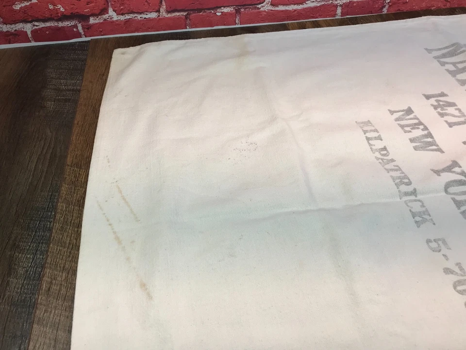 RARO De Colección - BOLSA DE LAVANDERÍA NACIONAL 1471 Wilkins Ave. NUEVA YORK Kilpatrick 5-7000 Foto 4 de 4