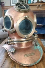 1942 DRAGERWERK Lubeck Greman DIVE HELMET Ultra RARE Vintage #236 (47 LBS)