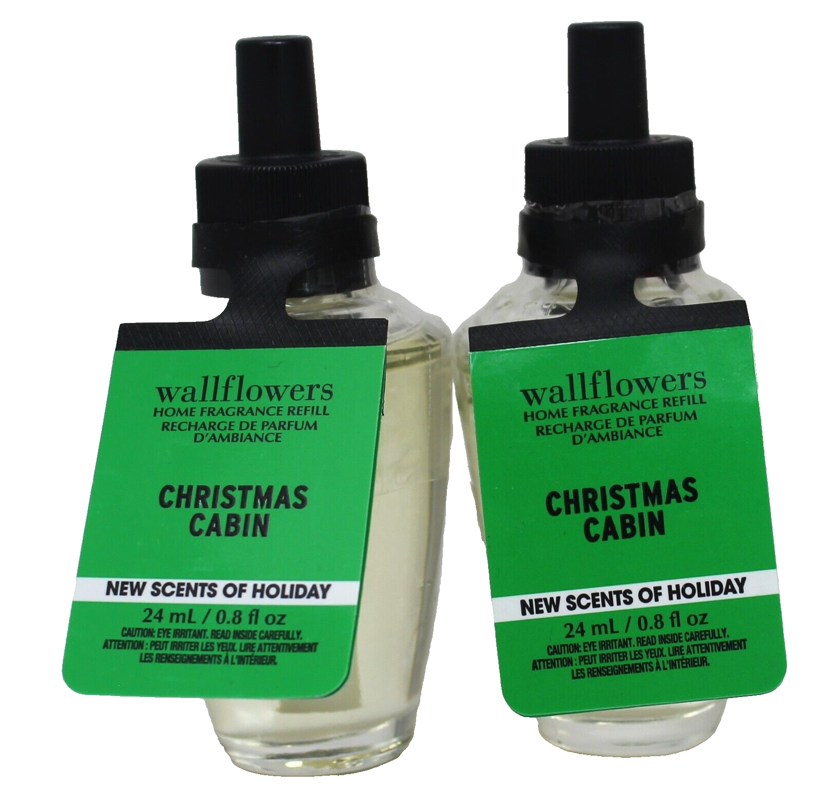 Bath & Body Works Christmas Cabin Wallflowers Plug In Refill Bulb Lot of 2-image