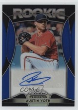 2019 Panini Prizm Rookie Auto Blue Prizm Austin Voth #RA-AV Auto 4f5