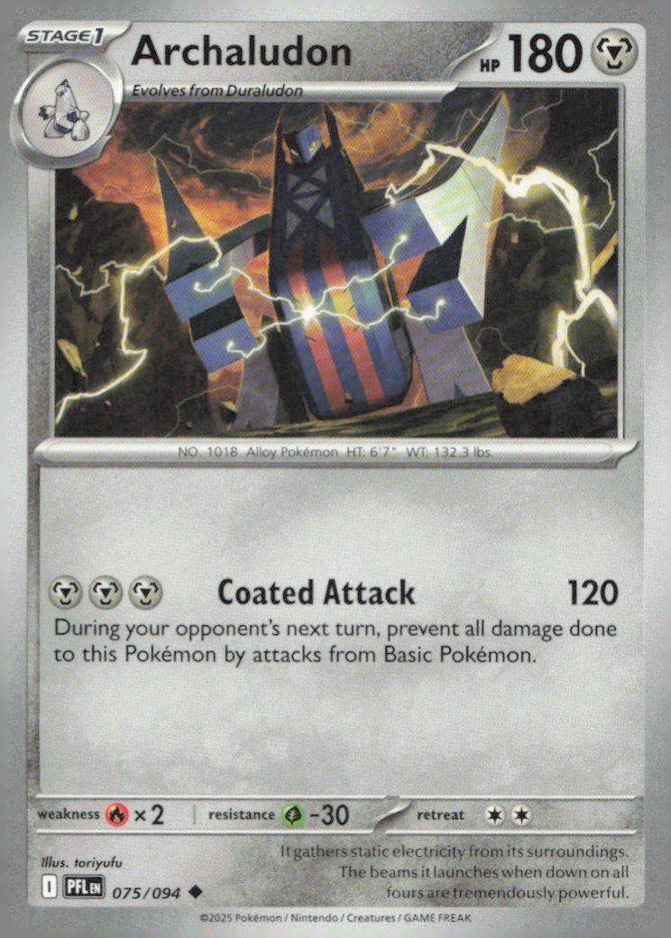 Archaludon Uncommon ME02: Phantasmal Flames 075/094 NM