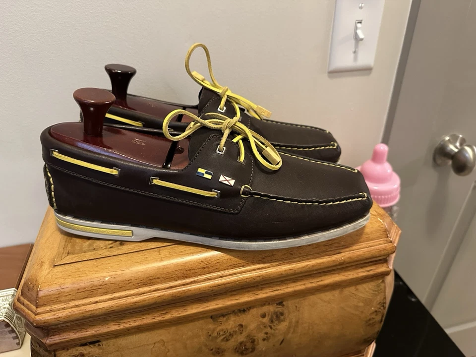 $1,500.00 Zapatos Louis Vuitton Americas Cup Boat Edición Limitada Talla 10 EE. UU. 11 Foto 2 de 4