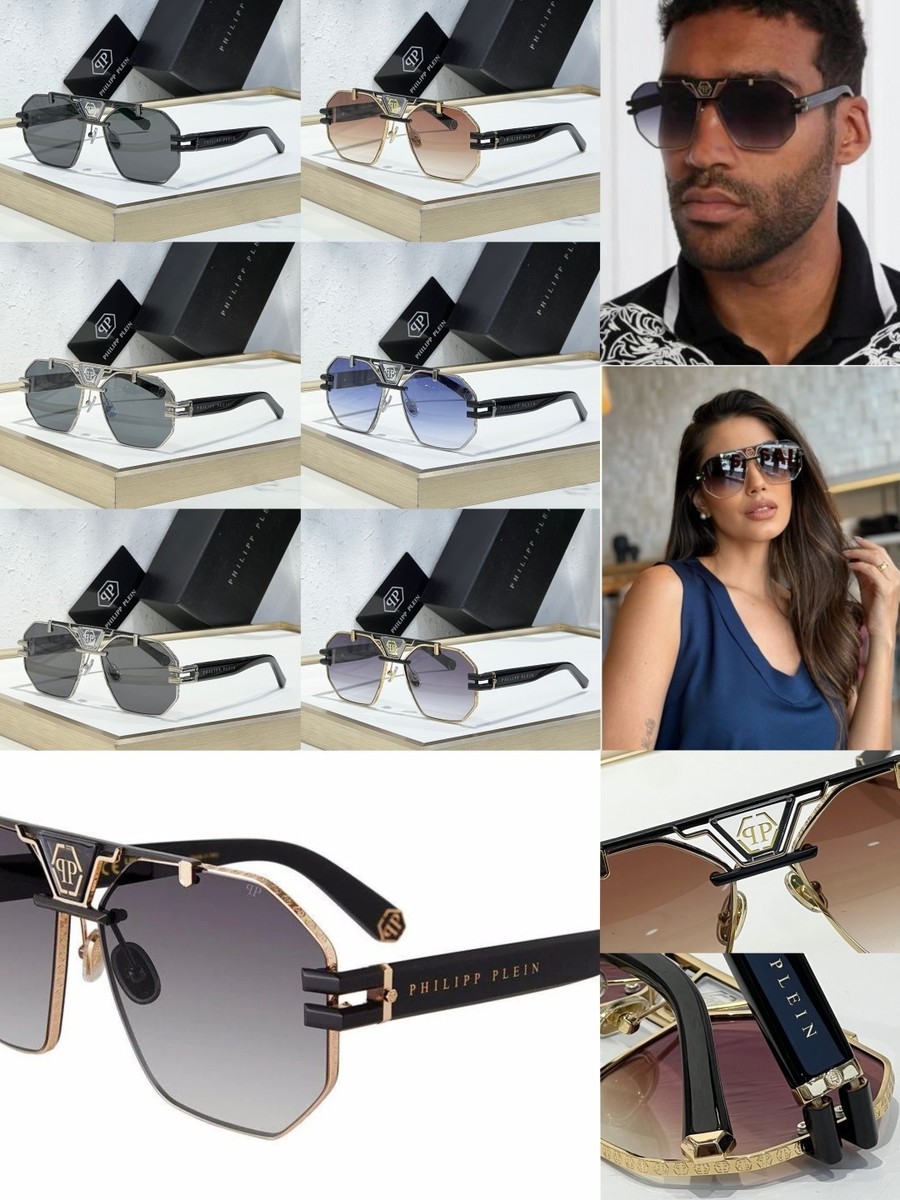 PHILIPP PLEIN Sunglasses SPP077V Unisex Size 63□15-150 | eBay
