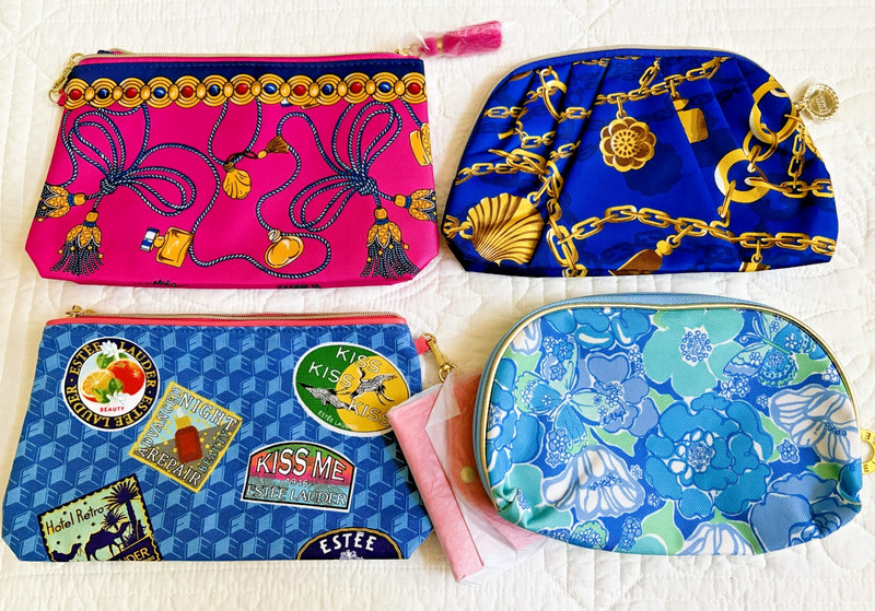 ESTEE LAUDER cosmetic make up bags NEW lot 4