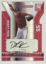 2004 Donruss Elite Extra Edition 26/50 Dustin Pedroia Cla Meredith #262 Auto uk2