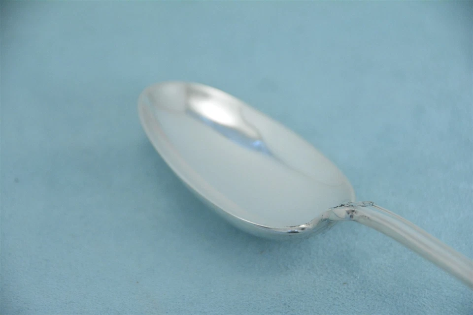 Tiffany & Co Shell & Thread Sterling Silver 7" Oval Soup Place Spoon No Monogram - Image 3 of 4
