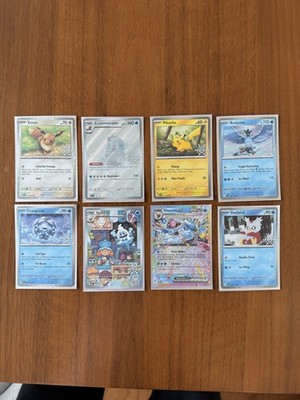 Pokemon 2025 Holiday Calendar Stamped Promos (Complete Set of 8)