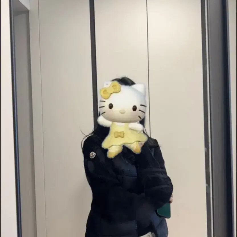 Moncler Knit Padded Down Jacket, Navy, Size L, Authentic