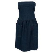 Prada Strapless Denim Dress IT42