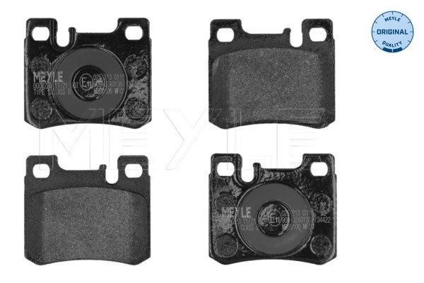 Plaquettes de frein Meyle 025 213 0115 pour freins à disque d'origine d'essieu avant
