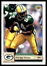 Sterling Sharpe 1992 Upper Deck #252 Packers NFL READ FREE SHIPPING AutographDen