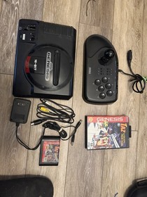Sega Genesis Console Model 1 1601 Bundle *Arcade Stick* Game * Cords * Tested