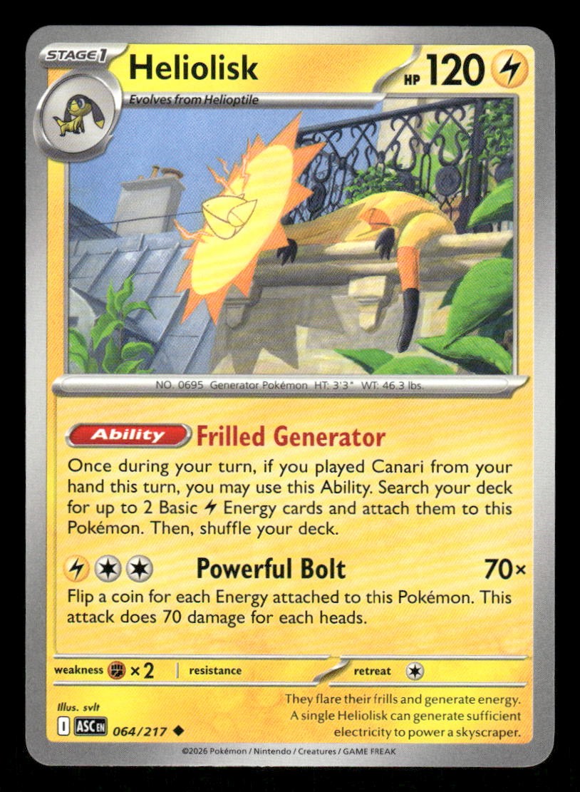 Heliolisk Uncommon Normal ME: Ascended Heroes 064/217 NM