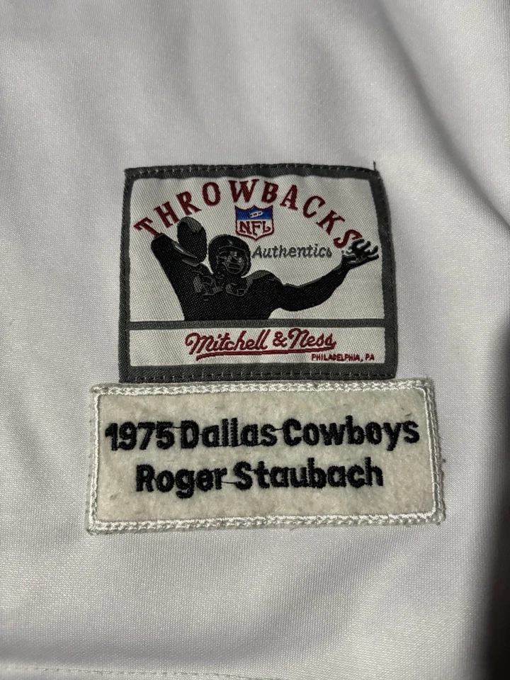 复古 1975 年 Roger Staubach 球衣 Mitchell & Ness — 第 4/4 张图片