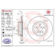 2x Bremsscheibe hinten für BMW 5-er G30 G60 G31 G61 6-er Gran G32 7-er | 262350