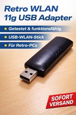 WiFi 11g USB Adapter USB WiFi Stick Black Tested Working