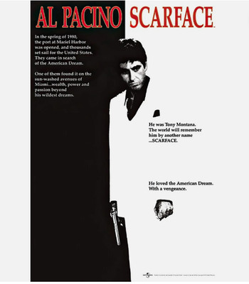 Scarface - Movie Poster (The American Dream - Regular Style)