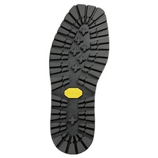 Vibram 1220 Flachsohle für Wanderschuhe griffiges grobes Profil  schwarz