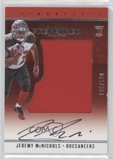 2017 Panini Preferred Rookie Silhouettes 146/199 Jeremy McNichols #96 Auto jc3