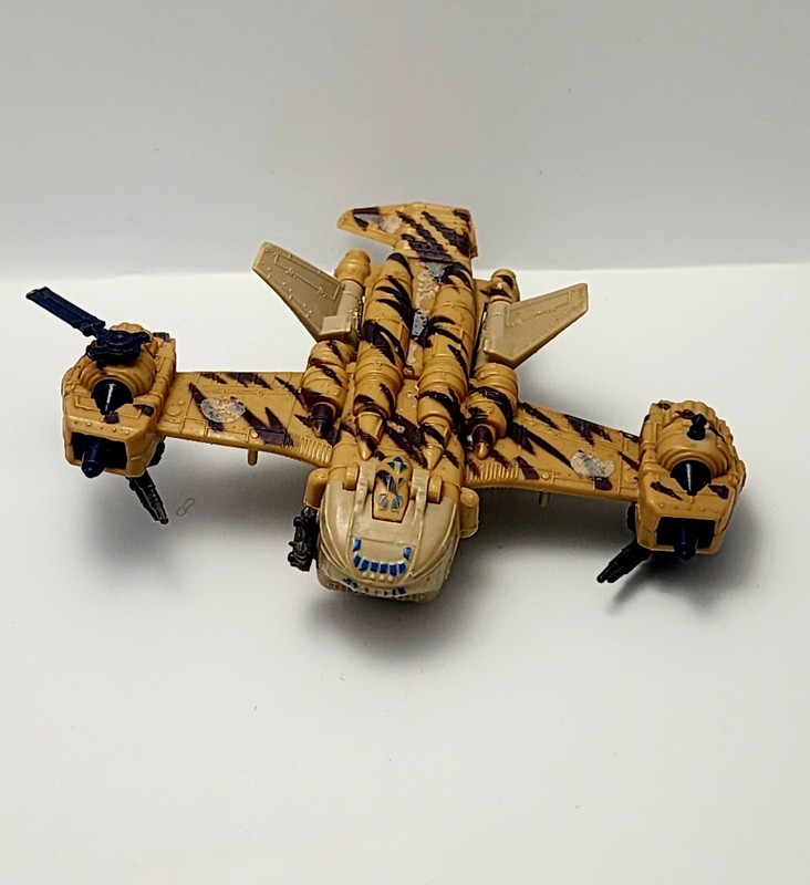 Vintage 1989 Kenner Mega Force V-Rocs Thunderwolf heavy lift helicopter toy