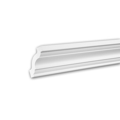  PROFHOME 150141F flexible Eckleiste Stuckleiste aus flexiblem Polyurethan 2 m