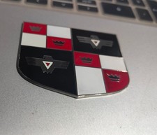 Early 1950 Studebaker Champion Frontrear Trunk Badge Emblem Brass Chrome Shield