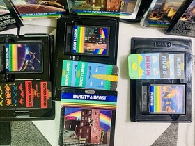 INTELLIVISION 3 IMAGIC GAME LOT,ATLANTIS/BEAUTY & THE BEAST & DEMON ATTACK  CIB!