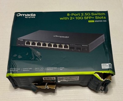 TP-Link ES210X-M2 | Omada 8-Port 2.5GBase-T Easy Managed Switch | 2* 10GE SFP+