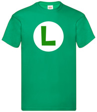 Image of MARIO & LUIGI Super Brothers T-Shirt Red Green Gaming Adult Kids Retro Tee Top