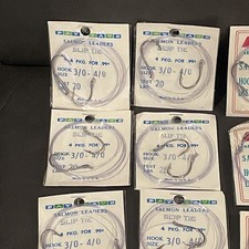 Ligne De Pêche Vintage Sterling Gut Leaders – #11 – Extra Basse Double Intestin – Neuf