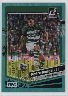 2023-24 Panini Donruss FIFA Teal 180/199 Pedro Goncalves #161 1p48