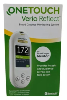 OneTouch Verio Reflect Blood Glucose Monitoring System Meter Kit Bluetooth NIB