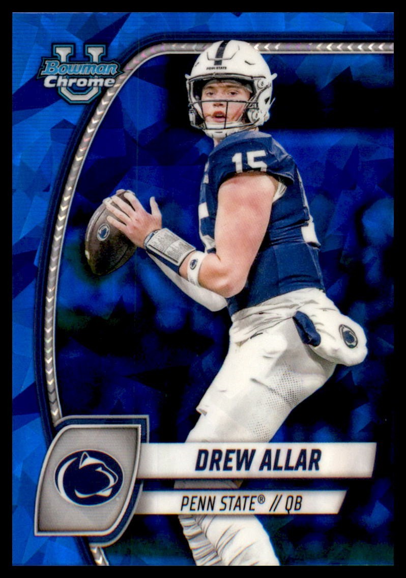 2024 Topps Bowman Chrome U Sapphire Drew Allar #4