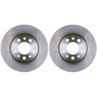 2X Denckermann Bremsscheiben 278Mm Voll Hinten Passend FüR Alfa Romeo 159 Brera