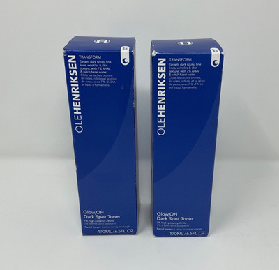 Bundle of 2: Ole Henriksen Glow2OH Dark Spot Toner ~ Full Size ~ New & Sealed