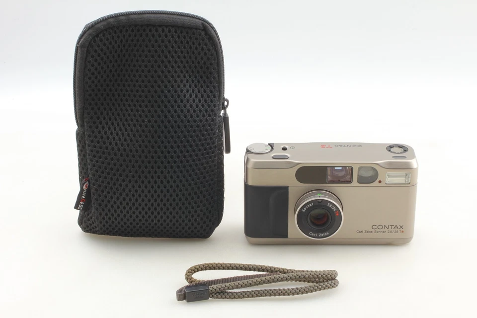 Cámara fotográfica compacta Contax T2 Titan 35 mm Leer [Exc+5 con correa] de JAPÓN - Imagen 2 de 4